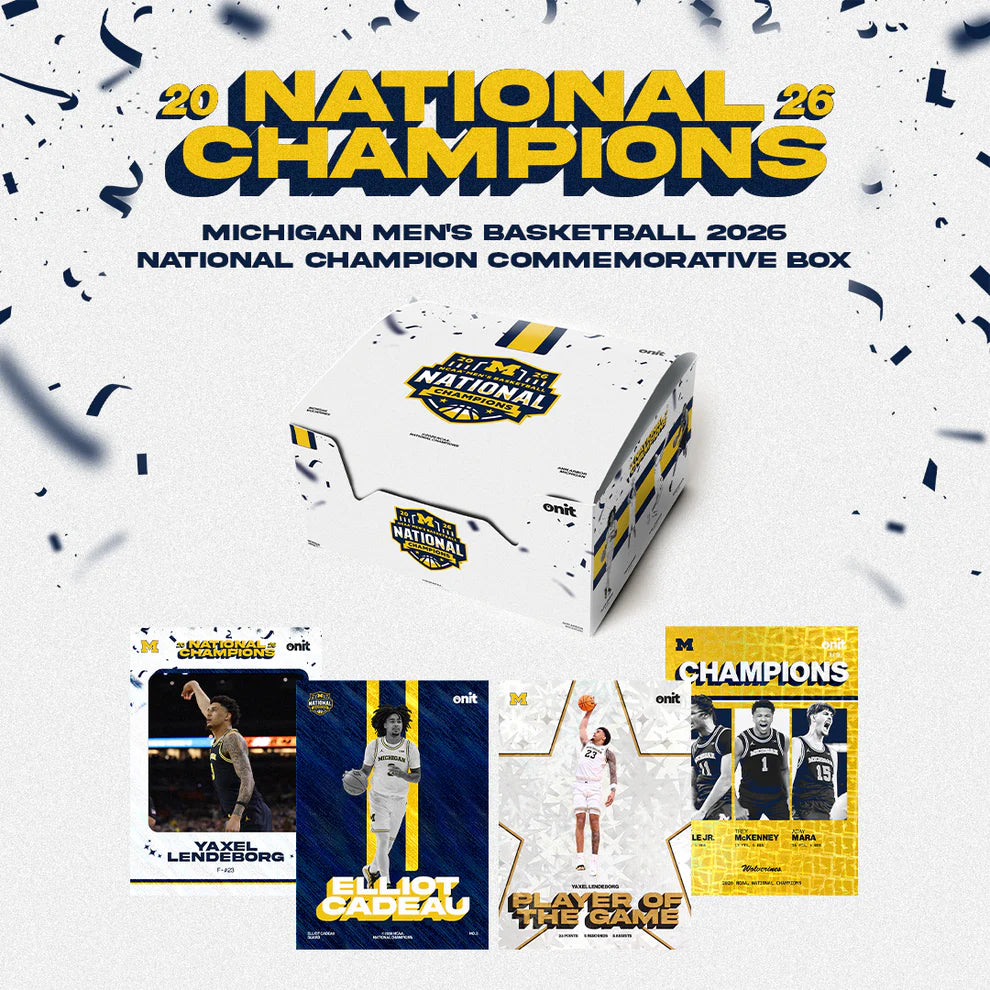 2026 Onit University of Michigan Basketball NCAA Champion Commemorative Box