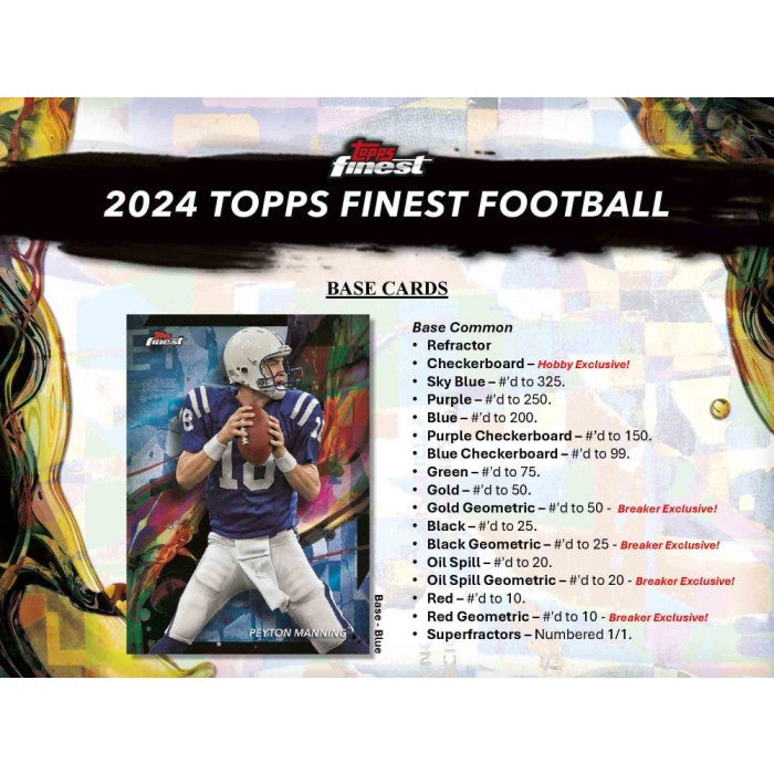 2024 Topps Finest Football Breakers Delight Box