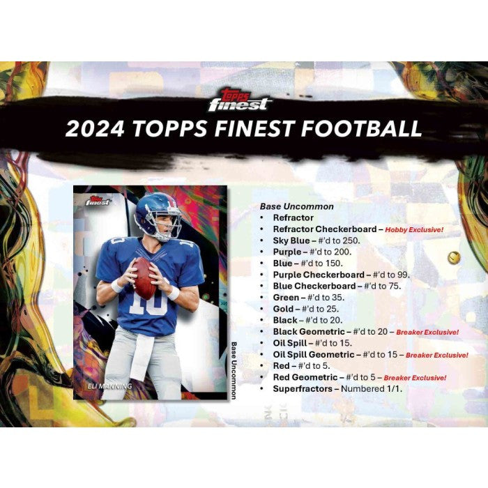 2024 Topps Finest Football Breakers Delight Box