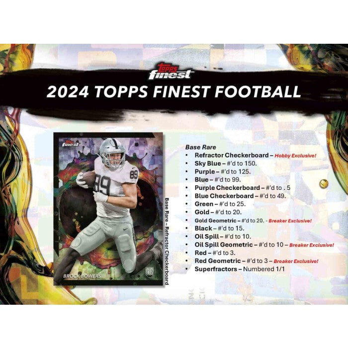 2024 Topps Finest Football Breakers Delight Box