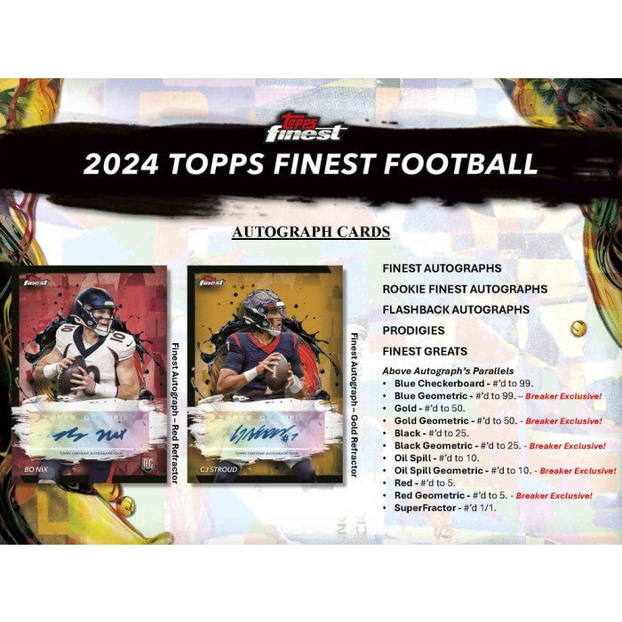 2024 Topps Finest Football Breakers Delight Box