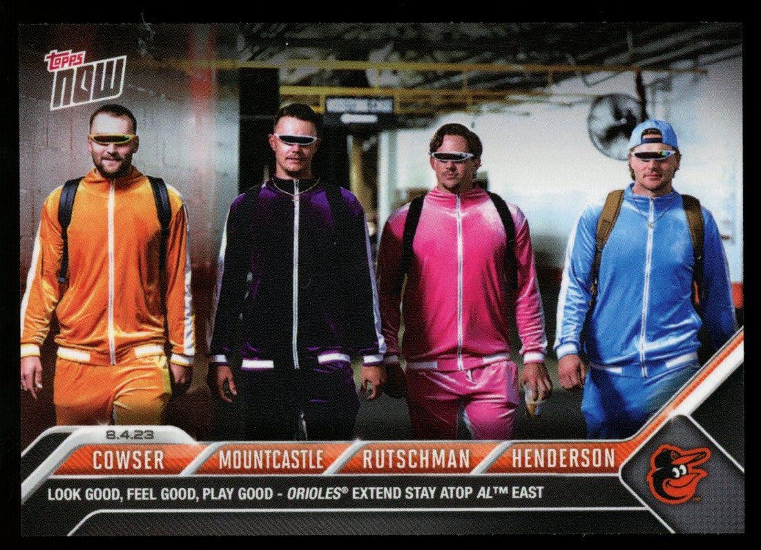 2023 Topps Now Cowser Mountcastle Rutschman Henderson #656