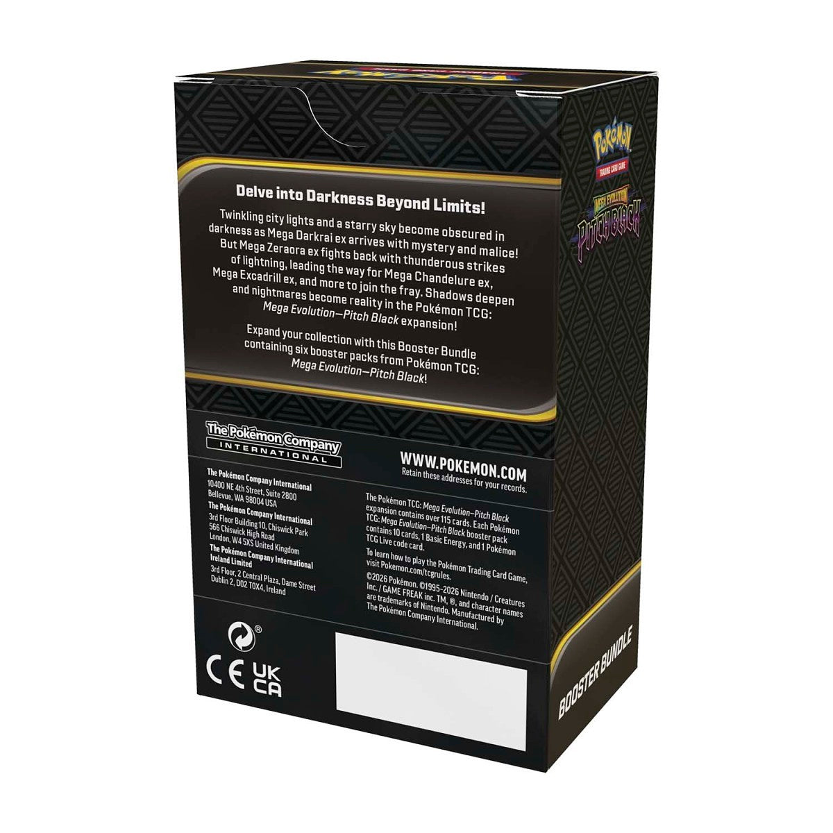 Pokemon: Pitch Black Booster Bundle