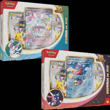 Pokemon: 30th Celebrations Sylveon/Greninja ex Box