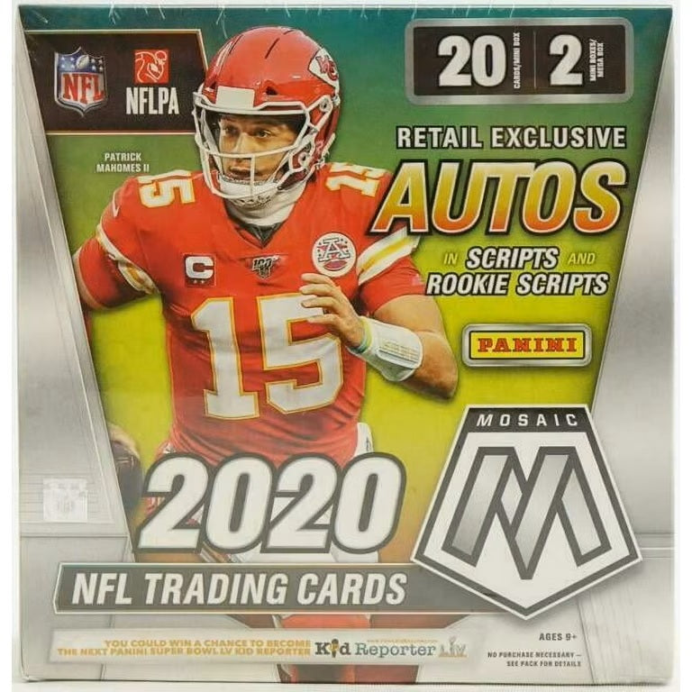 2020 Panini Mosaic Football Mega Box Retail Exclusive