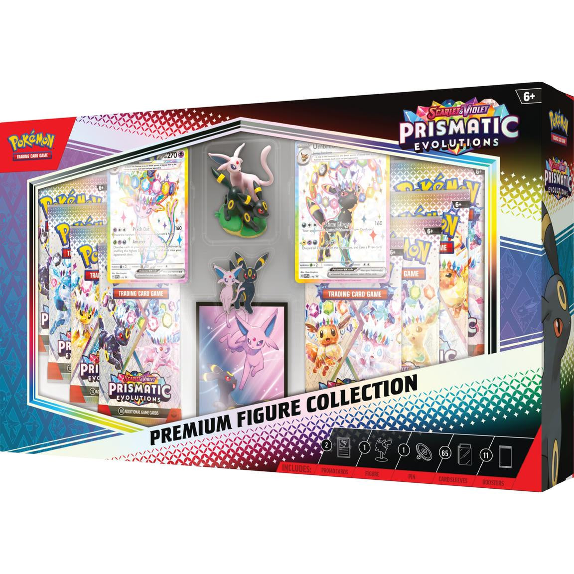 Pokemon: Prismatic Evolutions Espeon & Umbreon Premium Figure Collection