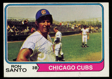 1974 Topps Ron Santo #270 Signed Autographed Card JSA