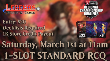 Magic: Standard 1-Slot Regional Championship Qualifier - Saturday, March 1st @ 11am