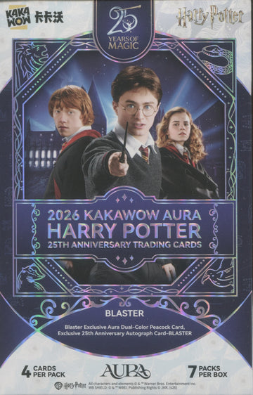 2026 Kakawow Aura Harry Potter 25th Anniversary Blaster Box