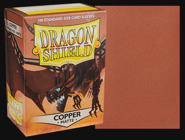 Dragon Shield: Standard Matte Card Sleeves 100ct - Copper