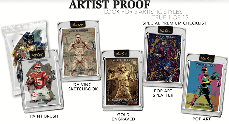2026 Wild Card Matte Metal Multi-Sport Hobby Box
