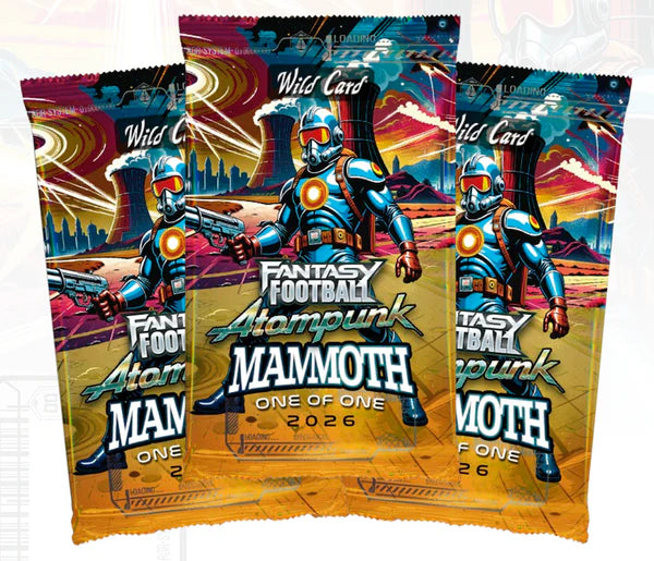 2026 Wild Card Fantasy Football Atompunk Mammoth Football Pack