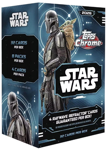 2026 Topps Chrome Star Wars Blaster Box