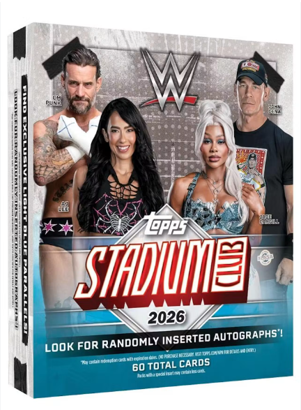 2026 Topps Stadium Club WWE Mega Box