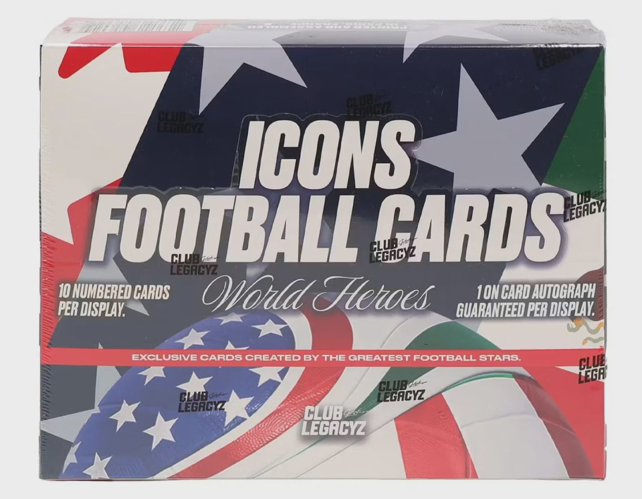 2026 Club Legacyz Icons World Heroes 4th Edition Hobby Box