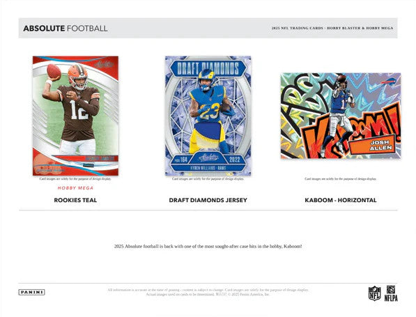 2025 Panini Absolute Football Hobby Blaster Box