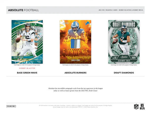 2025 Panini Absolute Football Hobby Blaster Box