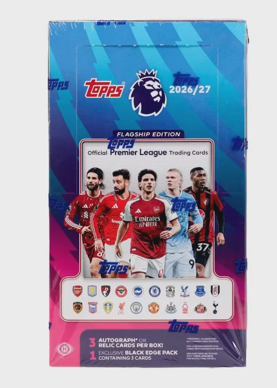 2026-27 Topps English Premier League EPL Soccer Hobby Box