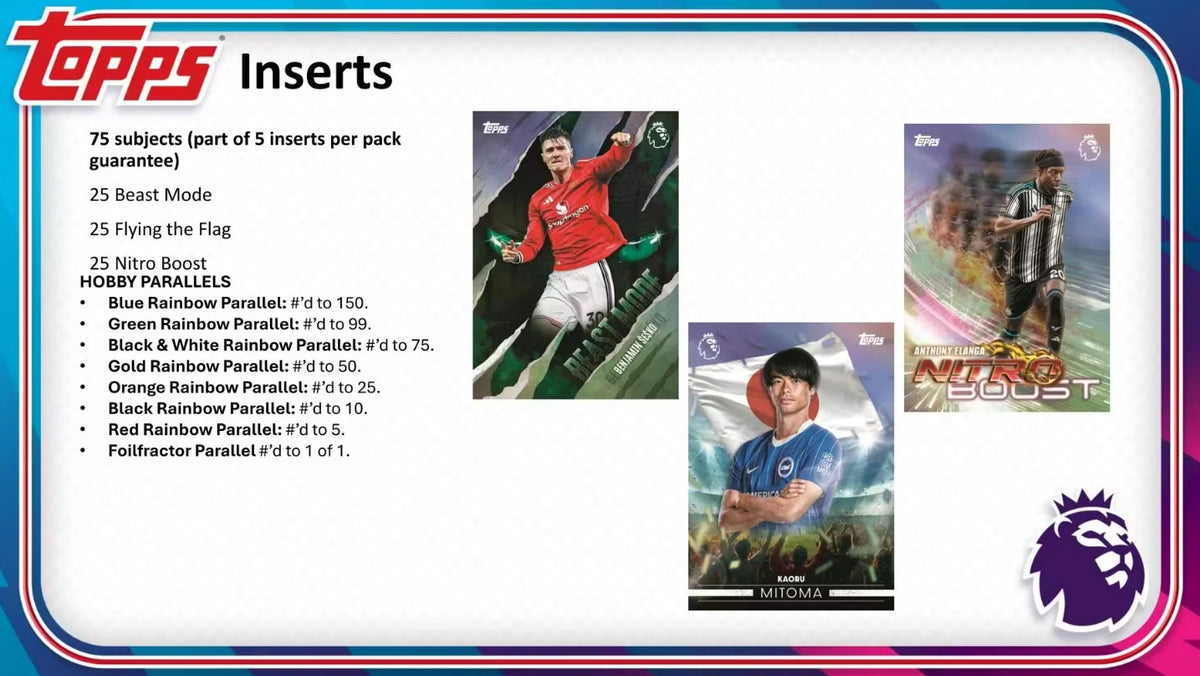 2026-27 Topps English Premier League EPL Soccer Blaster Box