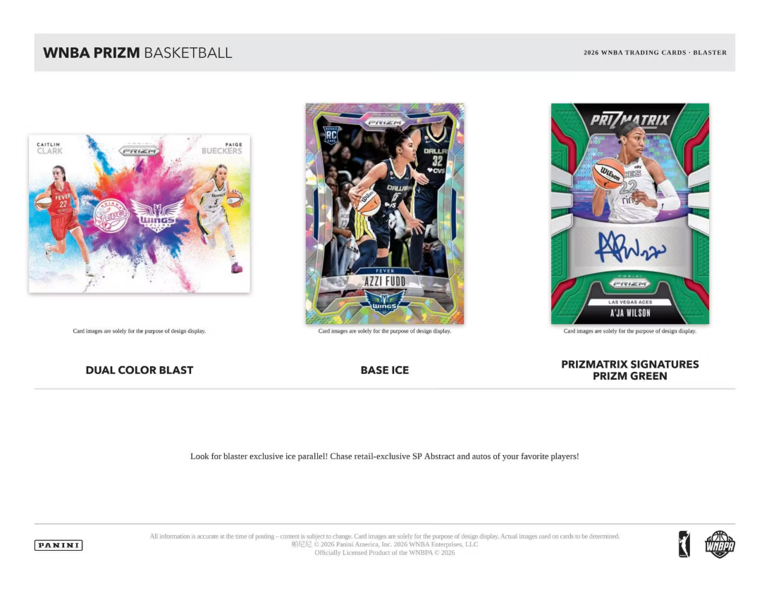 2026 Panini Prizm WNBA Basketball Blaster Box