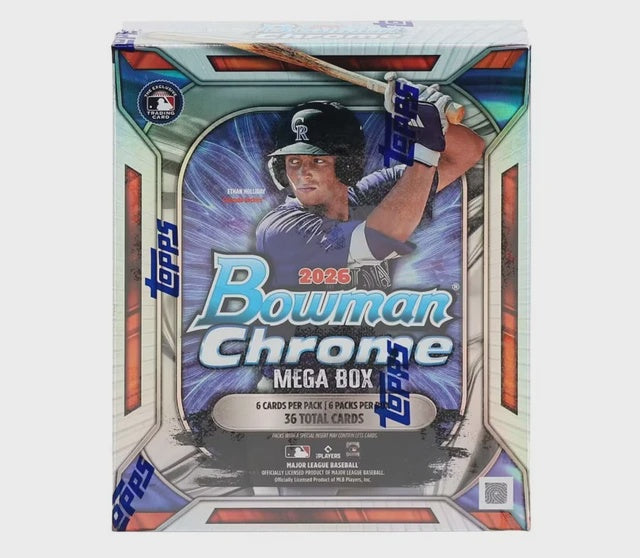 2026 Bowman Chrome Baseball Mega Box