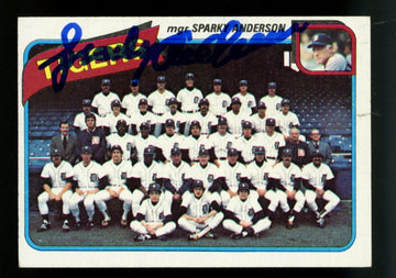 1980 Topps Sparky Anderson #626 Signed Autographed Card JSA