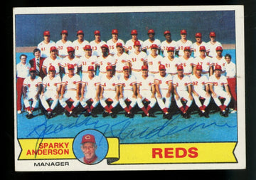1979 Topps Sparky Anderson #259 Signed Autographed Card JSA