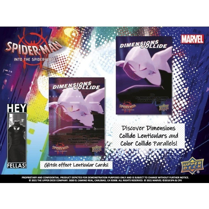 2022 Upper Deck Marvel Spiderman Into the Spider-Verse Hobby Box