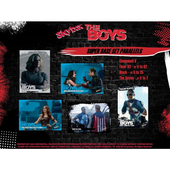 2025 Upper Deck The Boys Season 1 & 2 Hobby Box