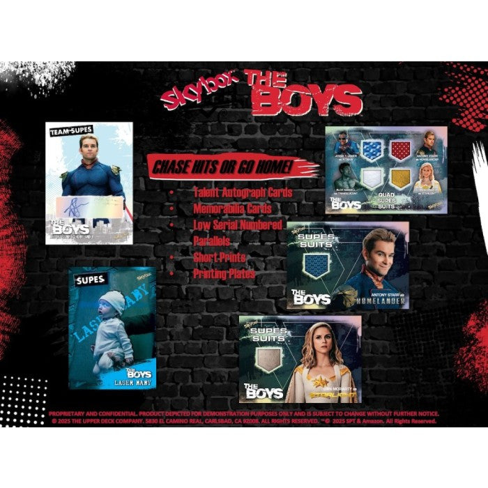 2025 Upper Deck The Boys Season 1 & 2 Hobby Box