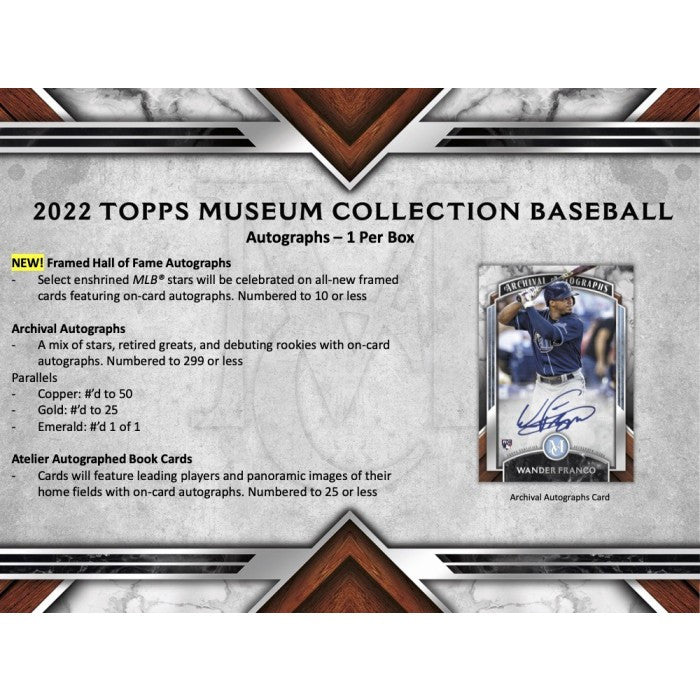 2022 Topps Museum Collection Baseball Box