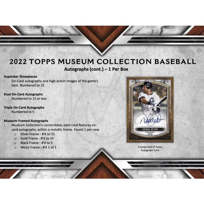 2022 Topps Museum Collection Baseball Case