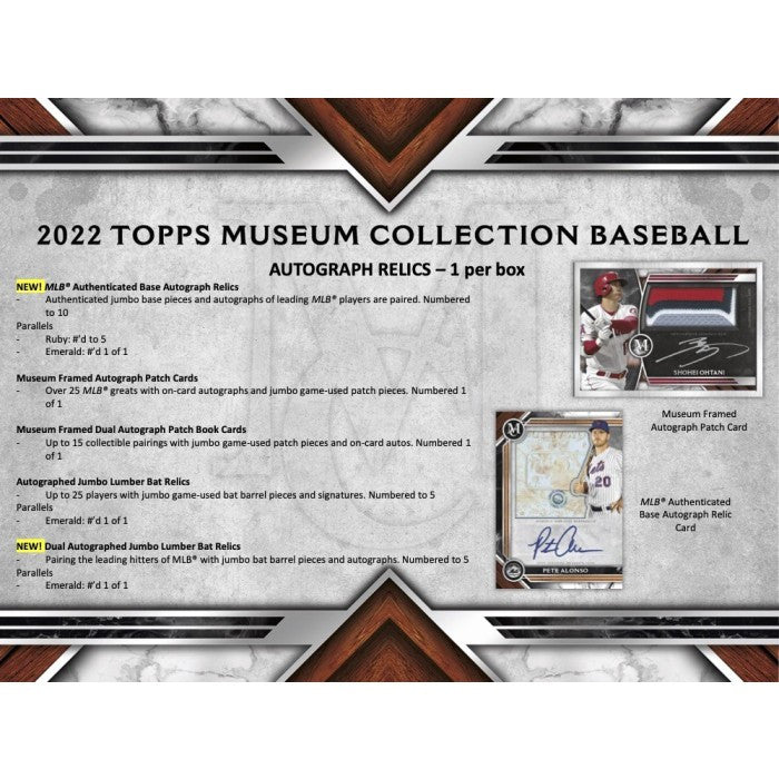 2022 Topps Museum Collection Baseball Case