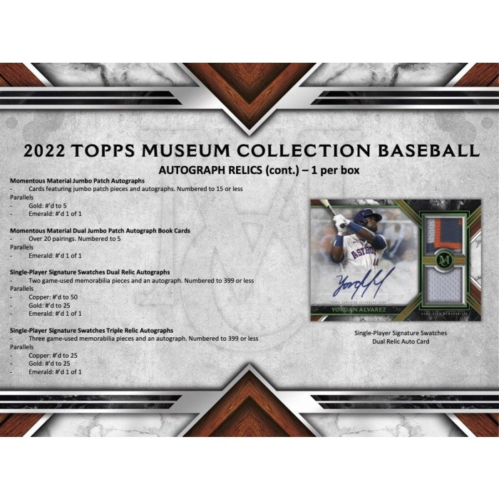 2022 Topps Museum Collection Baseball Box