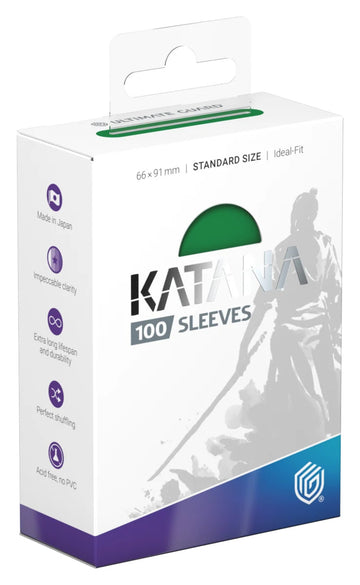 Ultimate Guard: Katana Standard Sleeves 100ct - Jade Green