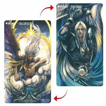 Ultra Pro: Magic x Final Fantasy Double-Sided Playmat - Sephiroth, Fabled SOLDIER / Sephiroth, One-Winged Angel
