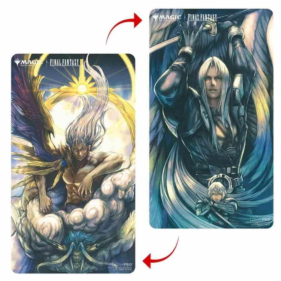 Ultra Pro: Magic x Final Fantasy Double-Sided Playmat - Sephiroth, Fabled SOLDIER / Sephiroth, One-Winged Angel