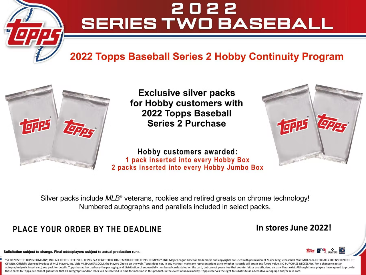 2022 Topps Series 2 Baseball Hobby Box
