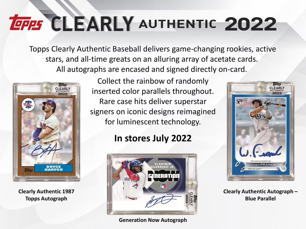 2022 Topps Clearly Authentic Baseball Hobby 20-Box Case