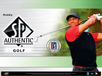 2021 Upper Deck SP Authentic Golf Hobby 8-Box Case