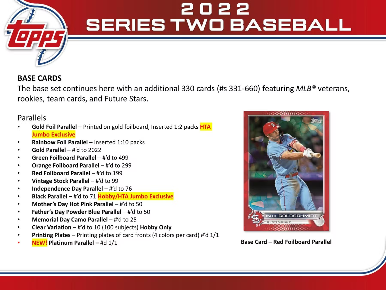 2022 Topps Series 2 Baseball Hobby Box