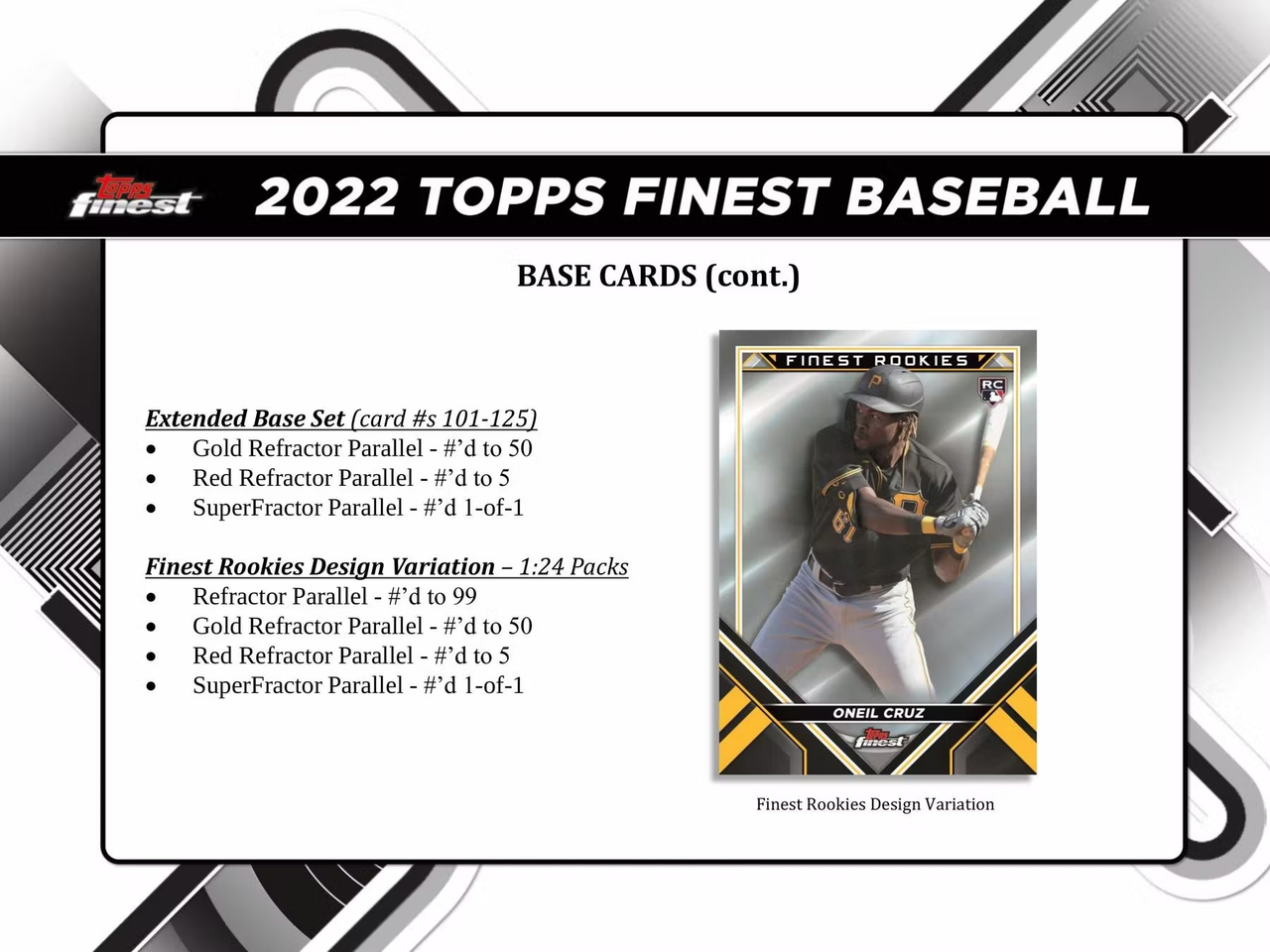 2022 Topps Finest Baseball Hobby 8-Box Case