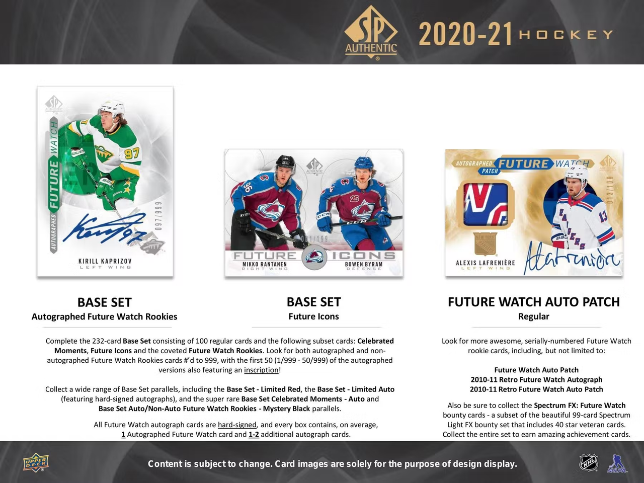 2020-21 Upper Deck SP Authentic Hockey Hobby Box
