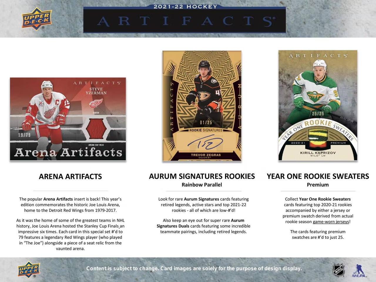 2021-22 Upper Deck Artifacts Hockey Hobby 20-Box Case