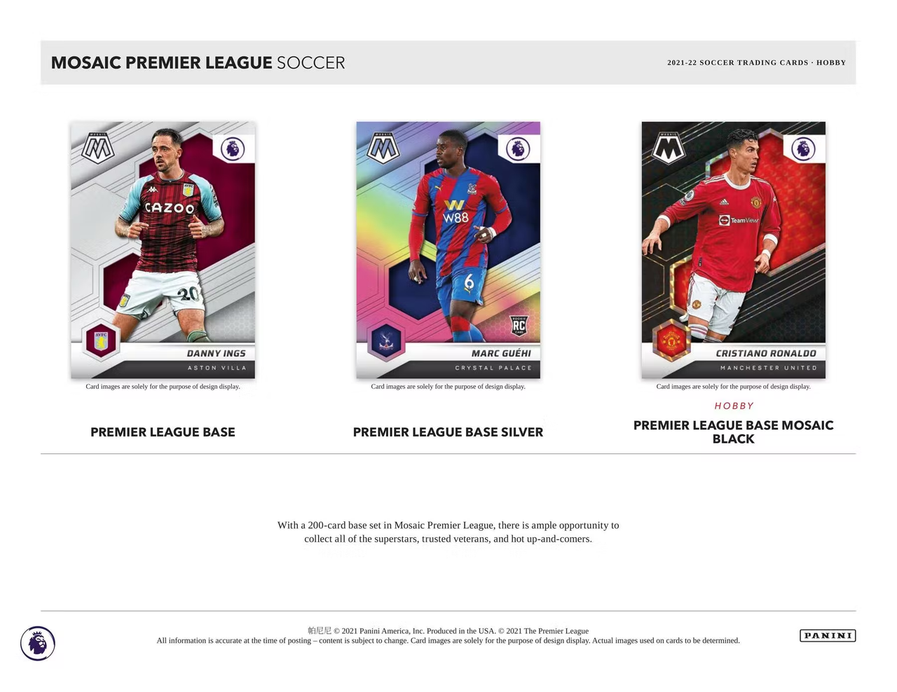 2021/22 Panini Mosaic Premier League Soccer Box