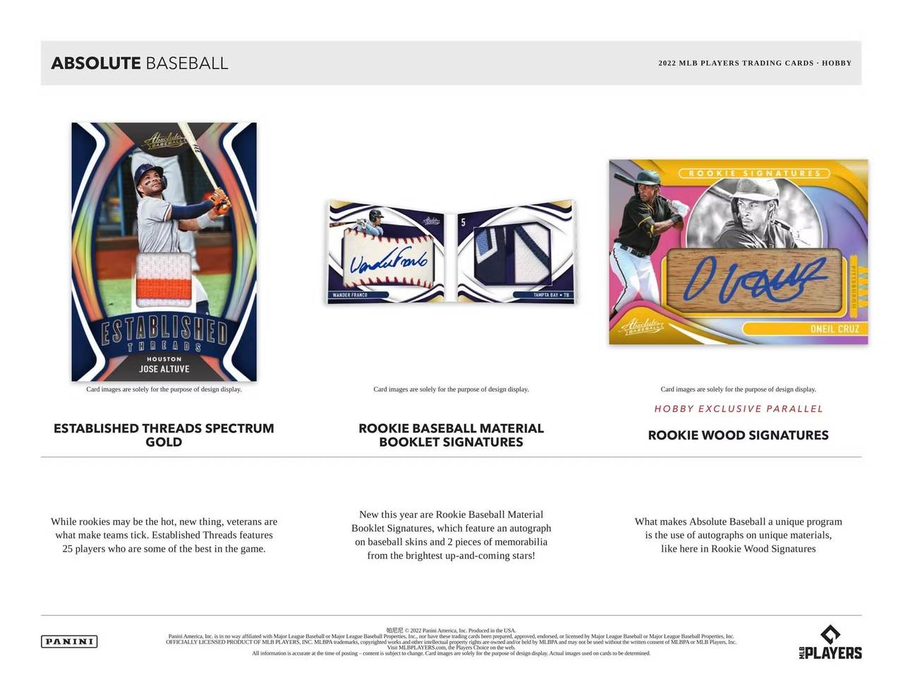 2022 Panini Absolute Baseball Hobby Box