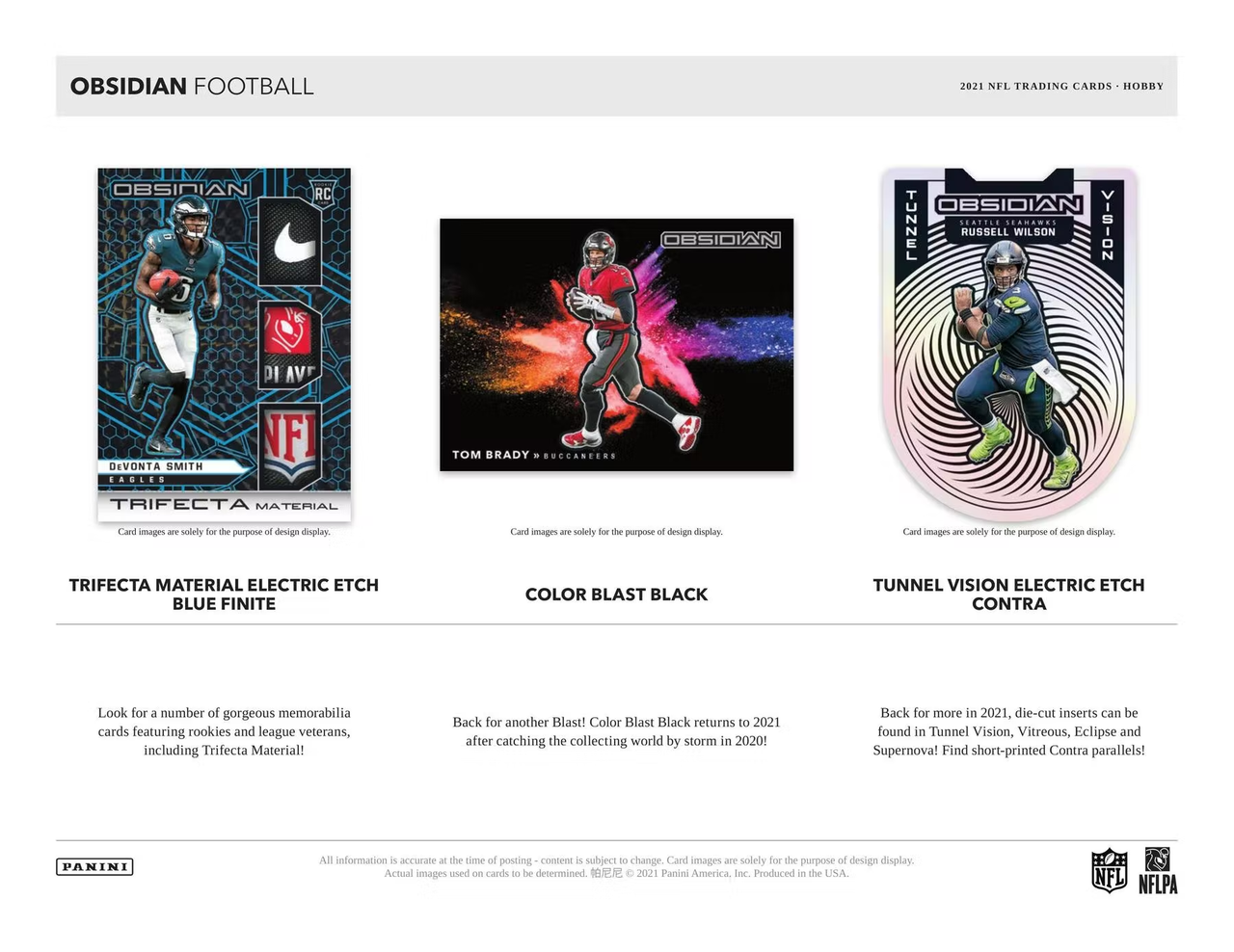2021 Panini Obsidian Football Hobby Box