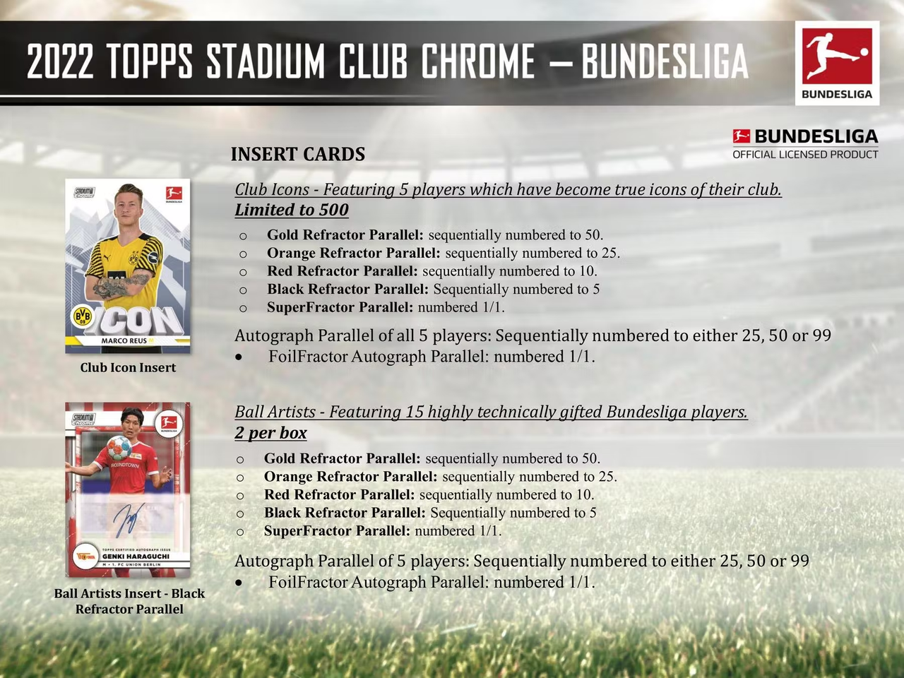 2021/22 Topps Stadium Club Chrome Bundesliga Soccer Hobby Box