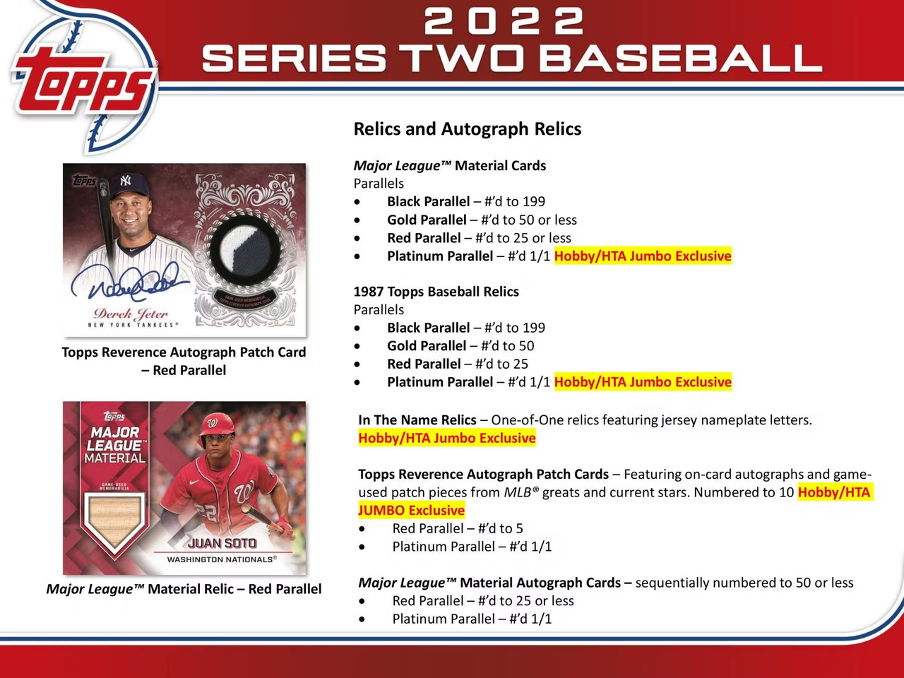 2022 Topps Series 2 Baseball Hobby Box