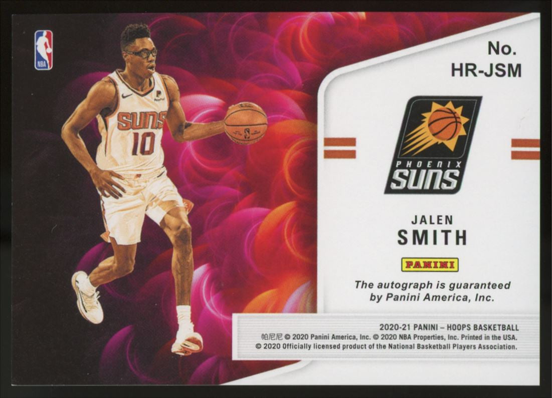 2020-21 Hoops Jalen Smith Hot Signatures RC Auto #HR-JSM